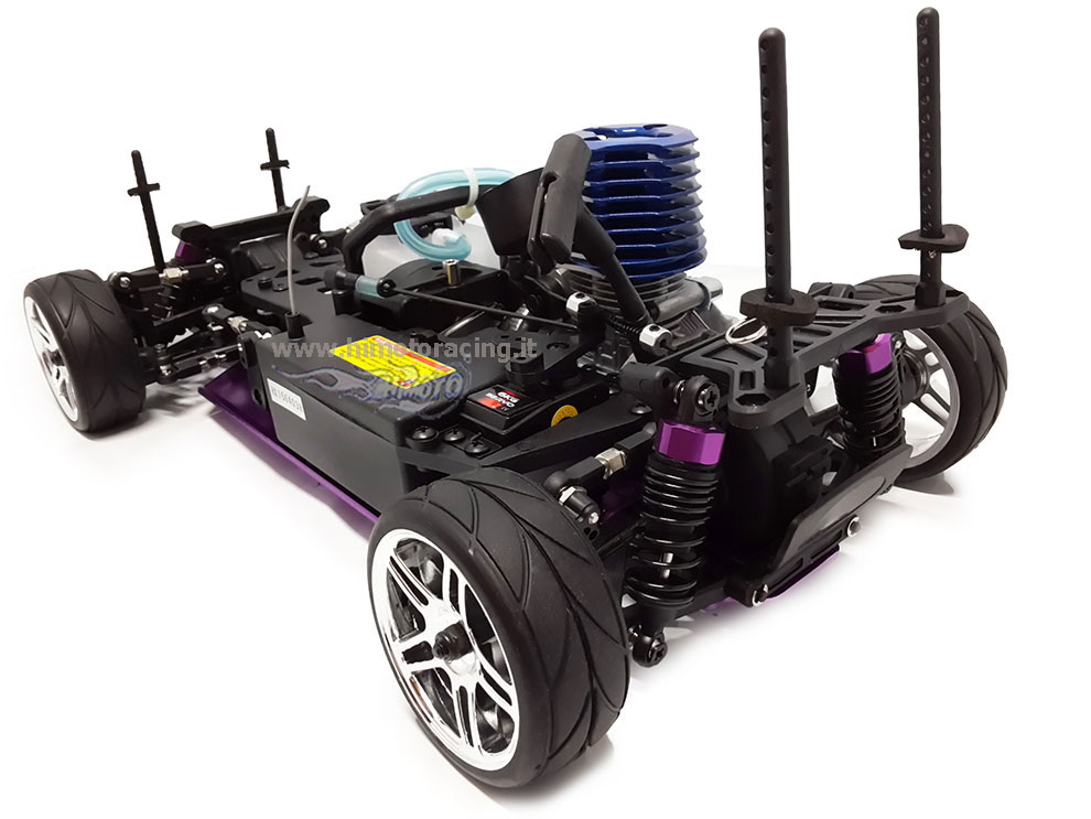 Auto Ausbruch Schnell Pro 2 Gang + Zündung Elektro Motor 3cc 1:10 4WD Rtr